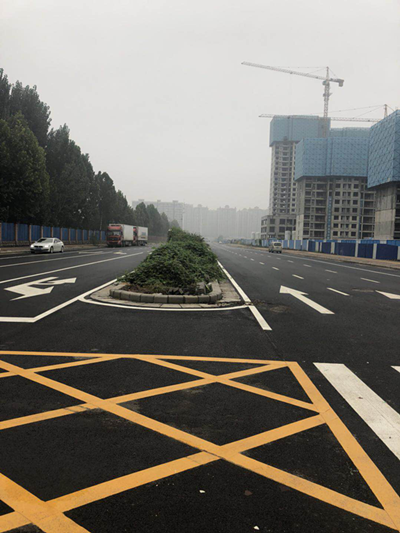 荷花街建成通车